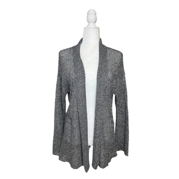 Eileen Fisher Sweaters - Eileen Fisher Women’s Cardigan Size Medium Open Knit 100% Linen Lightweight Blue